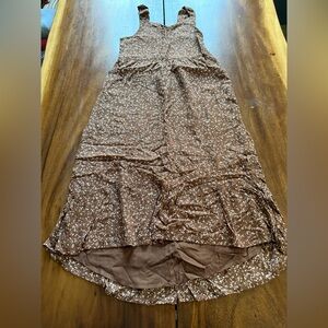 Abercrombie Kids Brown Floral High-Low Dress